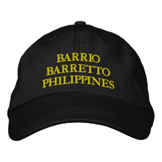 HAT BARRIO BARRETTO PHILIPPINS BESTICKTE KAPPE