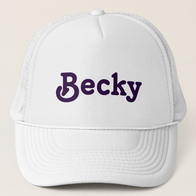 Hat Becky Truckerkappe (Vorderseite)
