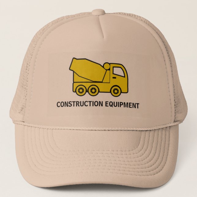 HAT BEIGE BEIGE CUSTOMIZE TRUCKERKAPPE (Vorderseite)