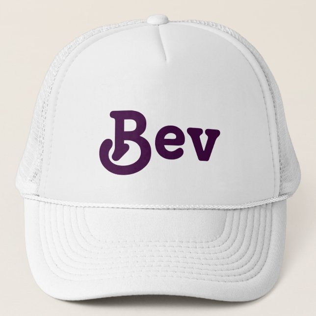 Hat Bev Truckerkappe (Vorderseite)