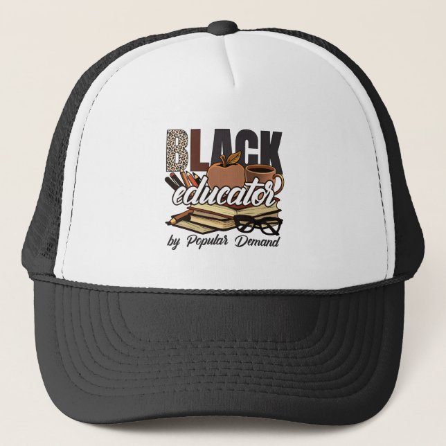 Hat-Black History Month Trucker Cap Truckerkappe (Vorderseite)