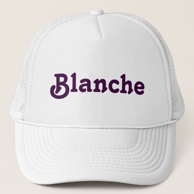 Hat Blanche Truckerkappe (Vorderseite)