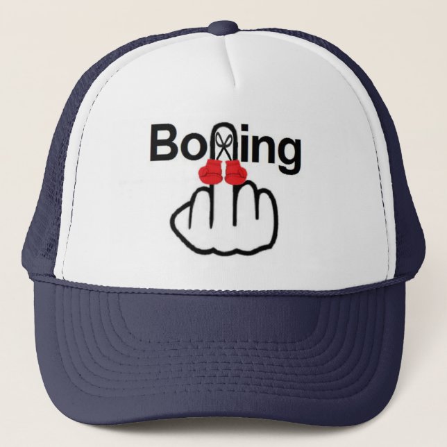 Hat Boxing Gedreht Truckerkappe (Vorderseite)