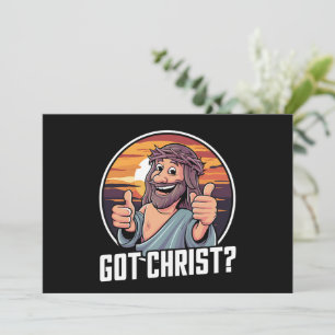 Hat Buddy ein Christ-Christmas-Jesus-religiös beko Feiertagskarte