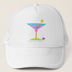Hat, Cap - Rainbow Martini Truckerkappe