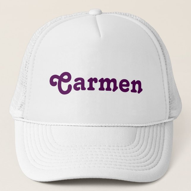 Hat Carmen Truckerkappe (Vorderseite)