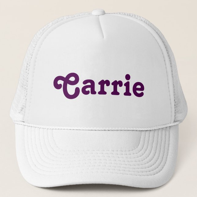 Hat Carrie Truckerkappe (Vorderseite)