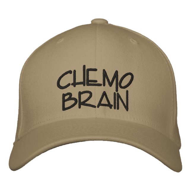 HAT: CHEMO BRAIN BESTICKTE KAPPE (Vorderseite)