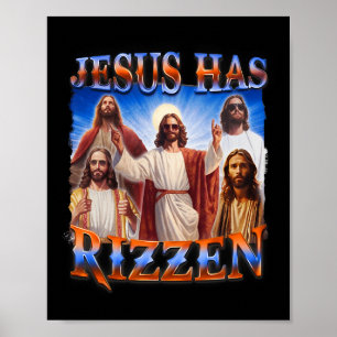 Hat Christlichen Männer Rizzen Bibelglauben Poster