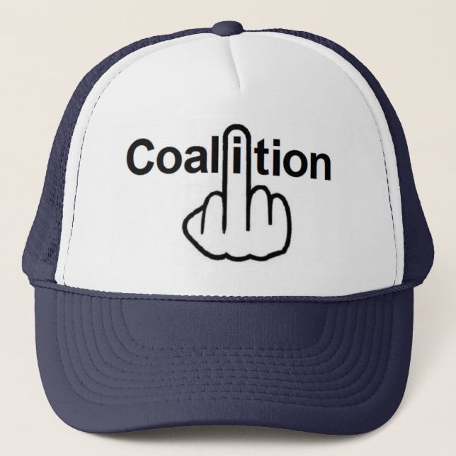 Hat Coalition Drehe Truckerkappe (Vorderseite)