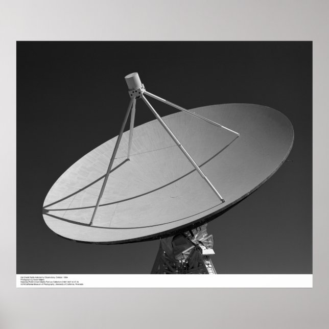 Hat Creek Radio Astronomie Observatory Poster (Vorne)