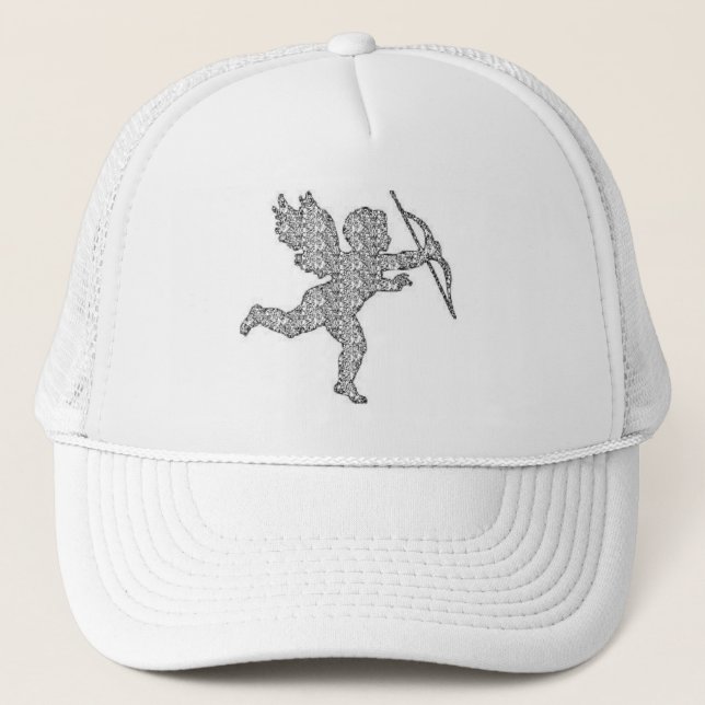 Hat Cupid Silver Truckerkappe (Vorderseite)