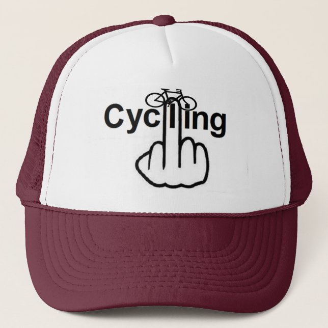 Hat Cycling Dreh Truckerkappe (Vorderseite)