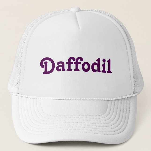 Hat Daffodil Truckerkappe (Vorderseite)