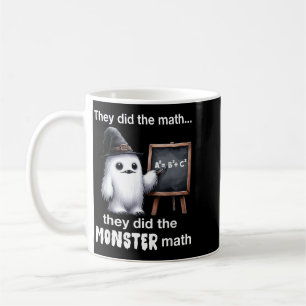Hat der Monster-Mathematik-Kühler lustiges Hallowe Kaffeetasse