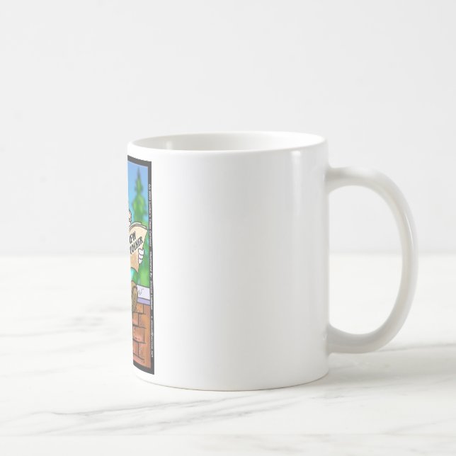 Hat der New Yorker Humpty Dumpty getötet? Cartoon  Kaffeetasse (Rechts)