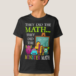 Hat Die Mathe Hat Die Monster-Mathe Lustiges Hallo T-Shirt