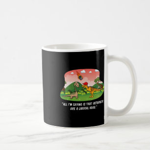 Hat Dinosaur Liberal Hoax Asteroid Anti Trump Gesc Kaffeetasse