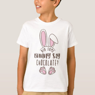 Hat ein paar sonnige Say Chocolate Oster Funny Pub T-Shirt