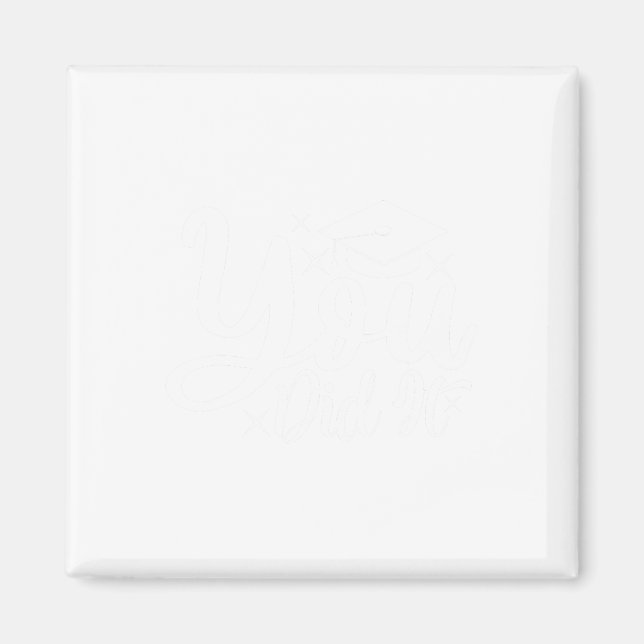 Hat es Cl of 2024 Abschluss Senior 2024 Magnet (Vorne)