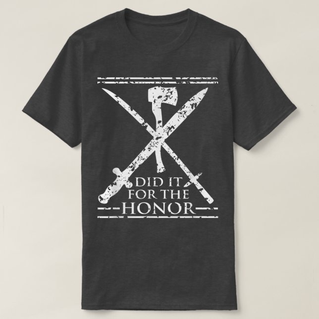 Hat es für die Ehrendichte-Grafik Samurai Viking K T-Shirt (Design vorne)