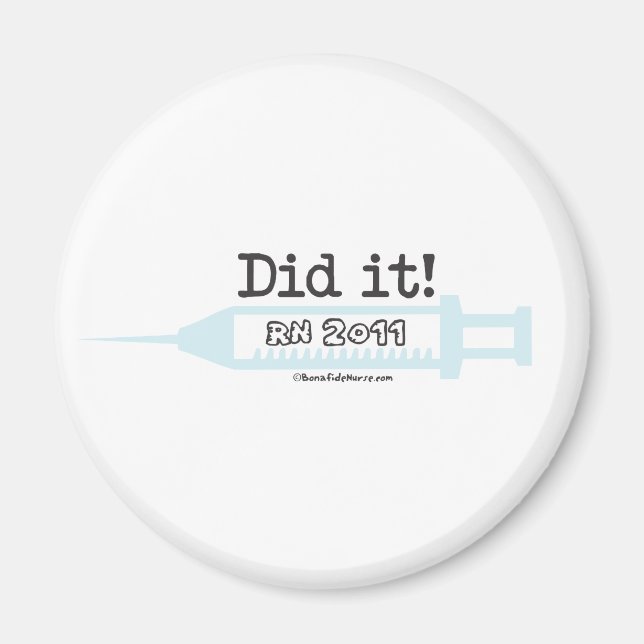 Hat es getan? RN 2012 Krankenversicherung Magnet (Vorne)