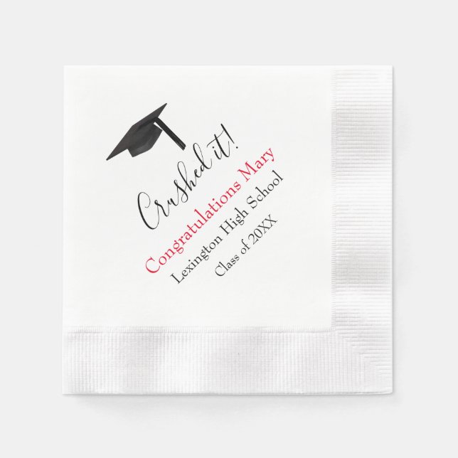 Hat es zerlegt! Papier-Party-Abschluss  Serviette (Vorderseite)