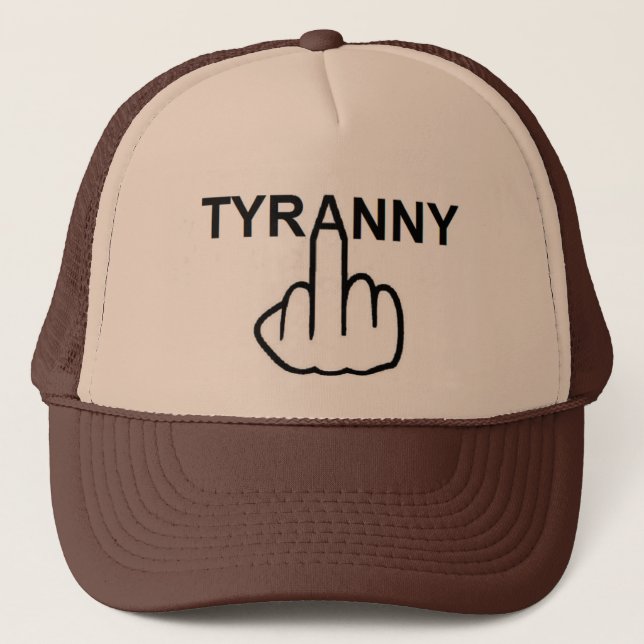 Hat Evil Tyranny Truckerkappe (Vorderseite)