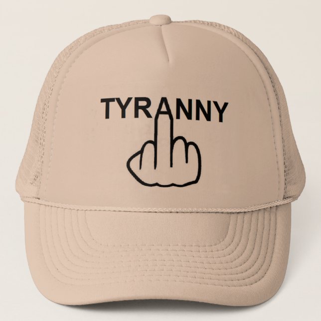 Hat Evil Tyranny Truckerkappe (Vorderseite)
