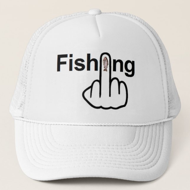 Hat Fishing Dreh Truckerkappe (Vorderseite)