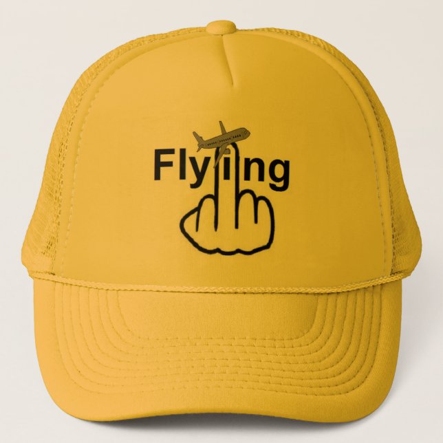 Hat Flying Dreh Truckerkappe (Vorderseite)