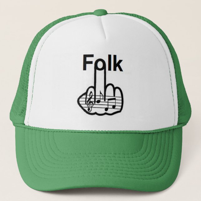Hat Folk Dreh Truckerkappe (Vorderseite)