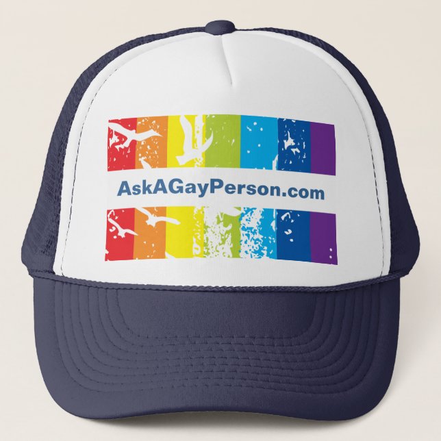 Hat- Gay Theme Template Truckerkappe (Vorderseite)