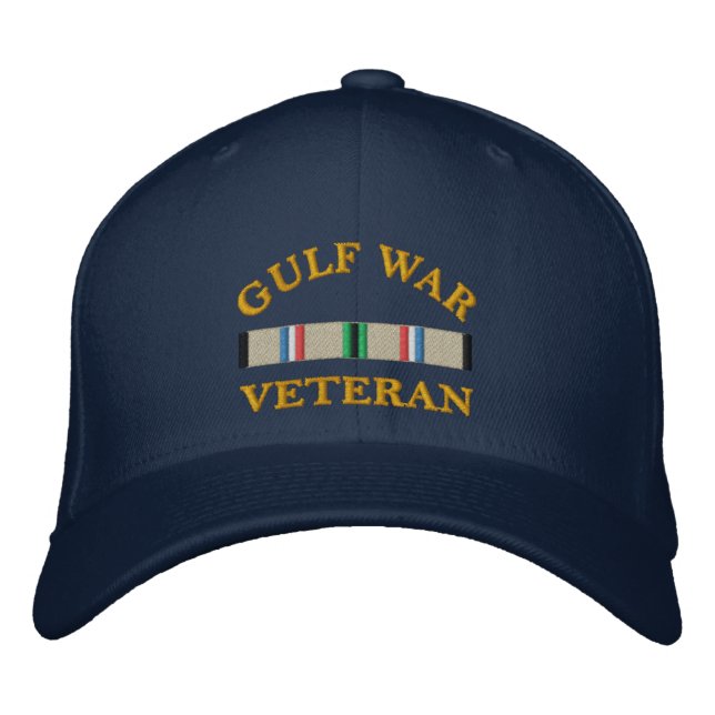 Hat Gulf War Veteran Bestickte Baseballkappe (Vorderseite)