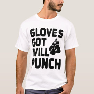 Hat Handschuhe, wird Boxer Sport Kraft Gym schlage T-Shirt