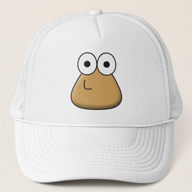 Hat - Happy Baby Pou Truckerkappe (Vorderseite)
