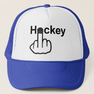 Hat Hockey Gedreht Truckerkappe