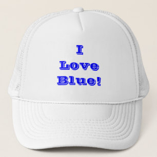 Hat I Liebe Blue Truckerkappe