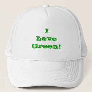 Hat I Liebe Green Truckerkappe