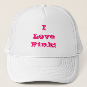 Hat I Liebe Pink Truckerkappe