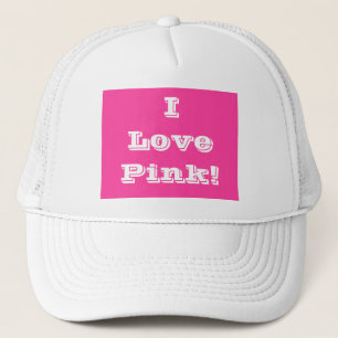 Hat I Liebe Pink Truckerkappe