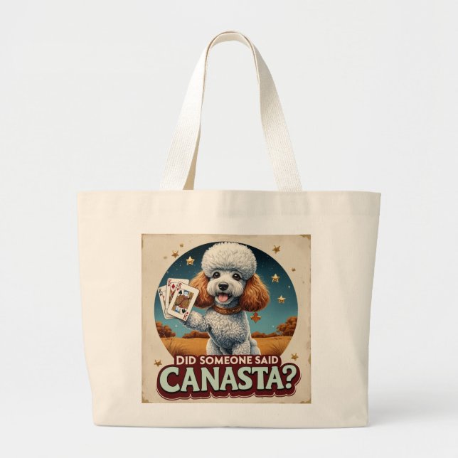 Hat jemand Canasta gesagt? Jumbo Stoffbeutel (Vorne)