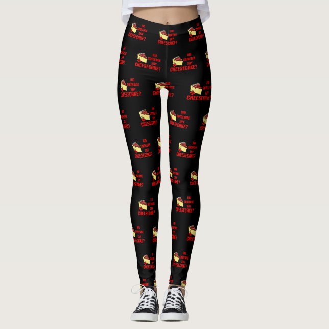 Hat jemand Cheesecake gesagt?  Leggings (Vorderseite)