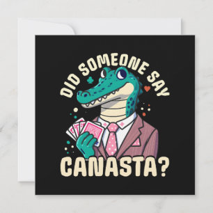 Hat jemand gesagt Canasta Einladung