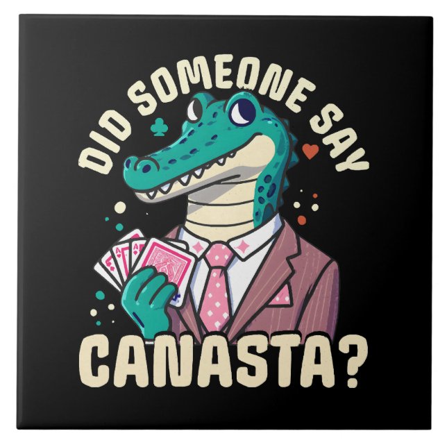 Hat jemand gesagt Canasta Fliese (Vorderseite)