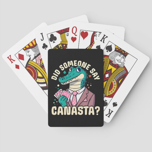 Hat jemand gesagt Canasta Spielkarten (Rückseite)