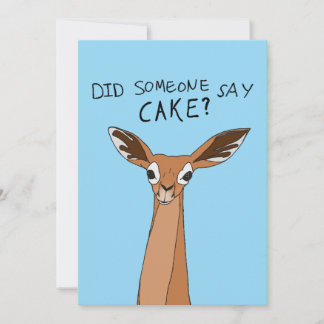 Hat jemand Kuchen gesagt? Einladung