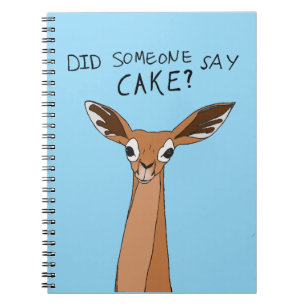 Hat jemand Kuchen gesagt? Notizblock