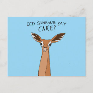 Hat jemand Kuchen gesagt? Postkarte