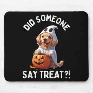Hat jemand Leckerli gesagt Süßer Halloween-Geist G Mousepad